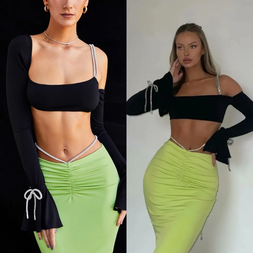 House of CB black June top size XS